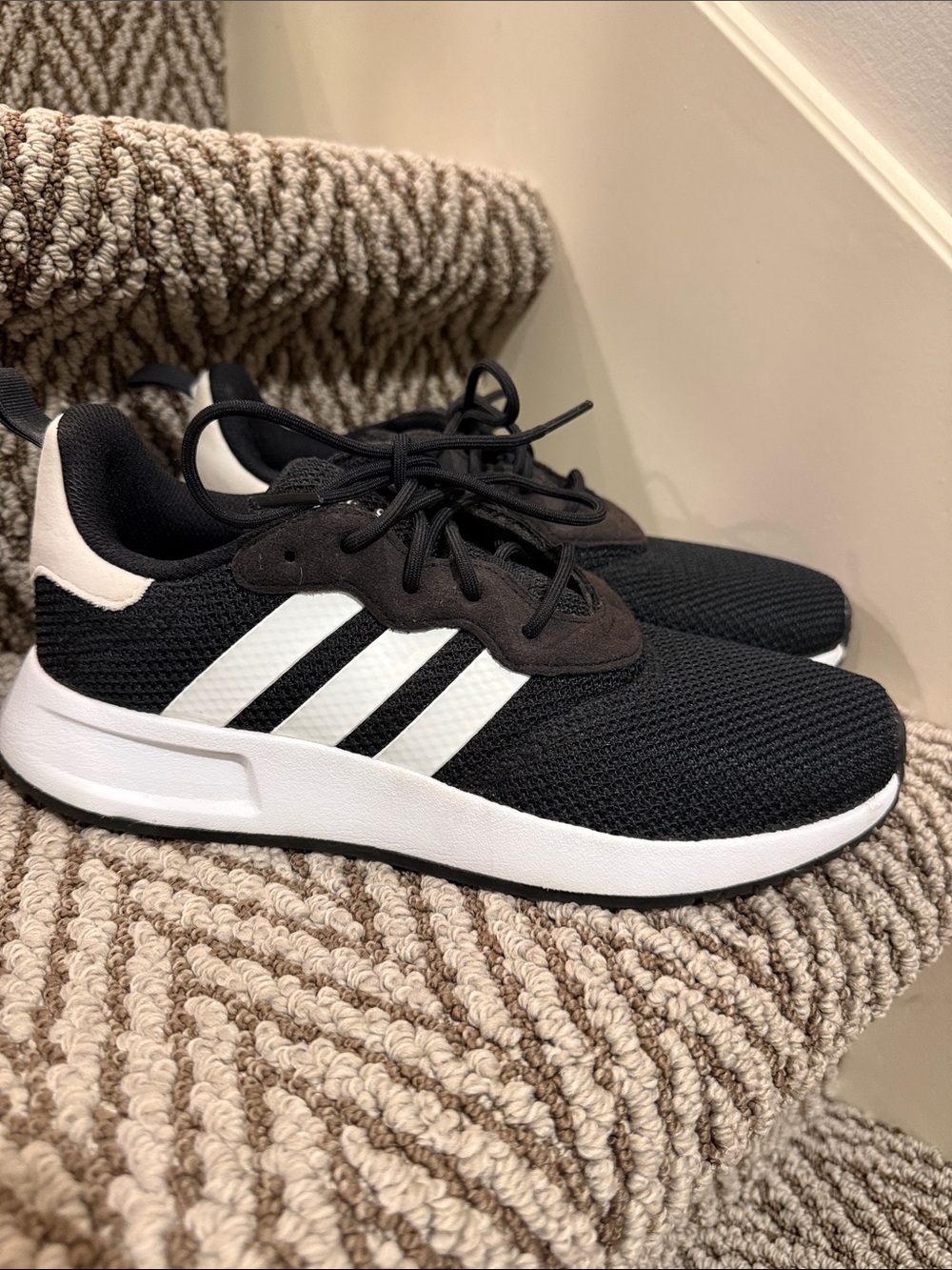 New Adidas X_PLR S J Youth/Unisex Sneakers — Size 5Y — Black/White.
